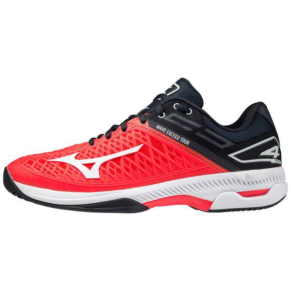 Tenis Mizuno Wave Exceed Tour 4 Ac Mujer Rojos/Blancos/Negros | Mexico-795426